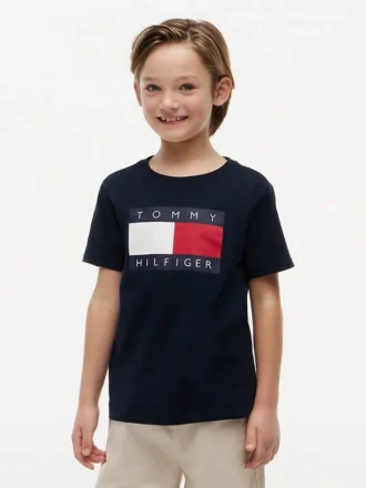Lasten Tommy Flag Logo -T-paita