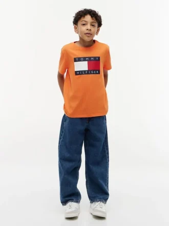 Lasten Tommy Flag Logo -T-paita