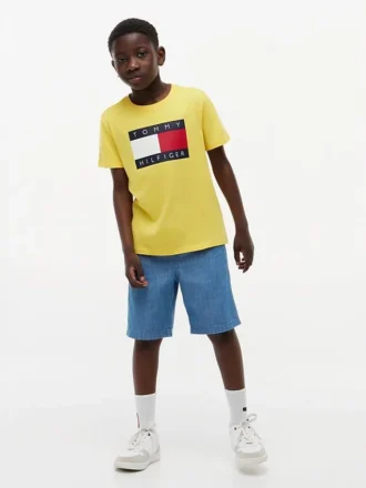 Lasten Tommy Flag Logo -T-paita