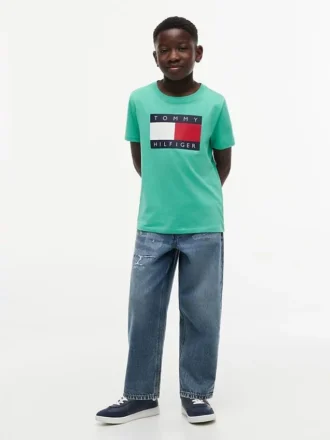 Lasten Tommy Flag Logo -T-paita