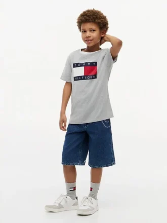 Lasten Tommy Flag Logo -T-paita