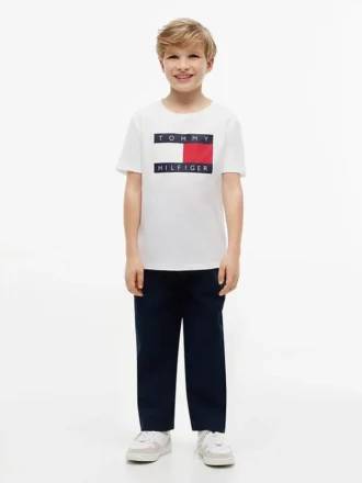 Lasten Tommy Flag Logo -T-paita