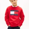 Lasten Tommy Flag -logolla varustettu raglan-huppari Lasten Tommy Flag -logolla varustettu raglan-huppari