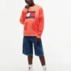 Lasten Tommy Flag -logolla varustettu raglan-huppari Lasten Tommy Flag -logolla varustettu raglan-huppari