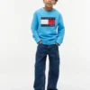 Lasten Tommy Flag -logolla varustettu raglan-huppari Lasten Tommy Flag -logolla varustettu raglan-huppari