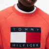 Lasten Tommy Flag -logolla varustettu raglan-huppari Lasten Tommy Flag -logolla varustettu raglan-huppari