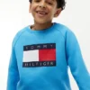 Lasten Tommy Flag -logolla varustettu raglan-huppari Lasten Tommy Flag -logolla varustettu raglan-huppari