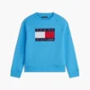 Lasten Tommy Flag -logolla varustettu raglan-huppari Lasten Tommy Flag -logolla varustettu raglan-huppari