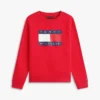 Lasten Tommy Flag -logolla varustettu raglan-huppari Lasten Tommy Flag -logolla varustettu raglan-huppari