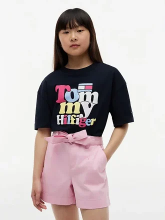 Lasten Tommy Puff Print -T-paita