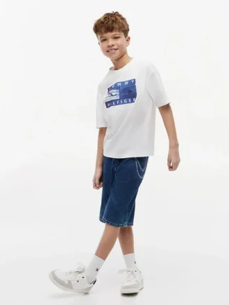 Lasten Tommy Surf -grafiikkat-paita Lasten Tommy Surf -grafiikkat-paita