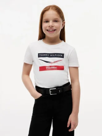 Lasten Tommy x Cadillac F1® Team Chevron -T-paita