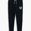 Lasten Varsity-harjattu fleece-verkkarihousut
