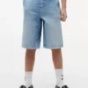 Lasten väljät denim-merimiesshortsit Lasten väljät denim-merimiesshortsit
