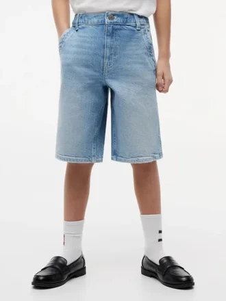 Lasten väljät denim-merimiesshortsit
