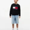 Lasten väljät denim-merimiesshortsit Lasten väljät denim-merimiesshortsit