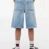Lasten väljät denim-merimiesshortsit Lasten väljät denim-merimiesshortsit