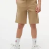 Lasten vyötäröiset chino-shortsit Lasten vyötäröiset chino-shortsit