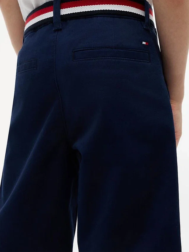 Lasten vyötäröiset chino-shortsit Lasten vyötäröiset chino-shortsit