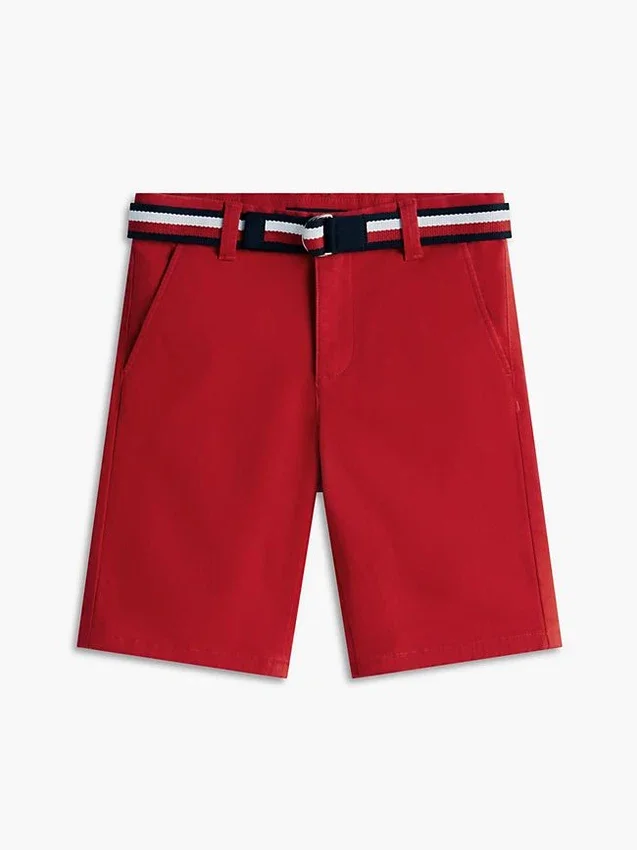 Lasten vyötäröiset chino-shortsit Lasten vyötäröiset chino-shortsit