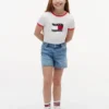 Lasten Wavy Flag Logo Ringer -T-paita Lasten Wavy Flag Logo Ringer -T-paita