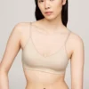 Logo Knit Unlined Triangle Bra Logo Knit Unlined Triangle Bra