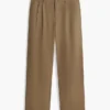 Loose Fit Pleated Paper-Touch -housut Loose Fit Pleated Paper-Touch -housut
