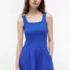 Mixed-Media Midi Tank Dress Mixed-Media Midi Tank Dress