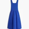 Mixed-Media Midi Tank Dress Mixed-Media Midi Tank Dress