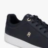 Monogram Heel Leather Court Sneaker
