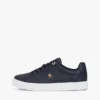 Monogram Heel Leather Court Sneaker