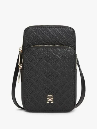 Monogram-kuvioinen olkalaukku puhelimelle Monogram-kuvioinen olkalaukku puhelimelle