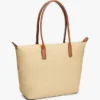 Monogram-logolla varustettu raffia-kassi