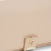 Monogram-lukolla varustettu ketjuhihnainen olkalaukku