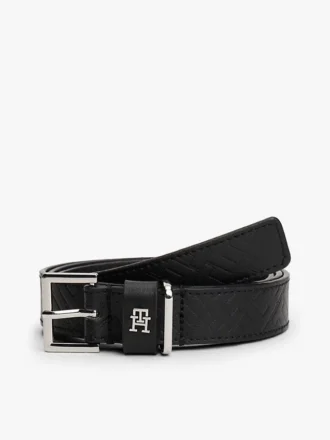 Monogrammikuvioinen nahkavyö