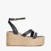 Nahkahihnalliset platform-espadrillot