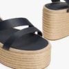 Nahkahihnalliset platform-espadrillot