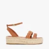 Nahkaiset kierrehihnaiset espadrillot Nahkaiset kierrehihnaiset espadrillot