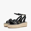 Nahkaiset kierrehihnaiset espadrillot Nahkaiset kierrehihnaiset espadrillot