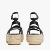 Nahkaiset kierrehihnaiset espadrillot Nahkaiset kierrehihnaiset espadrillot
