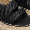 Nahkaiset kierrehihnaiset espadrillot Nahkaiset kierrehihnaiset espadrillot