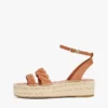 Nahkaiset kierrehihnaiset espadrillot Nahkaiset kierrehihnaiset espadrillot