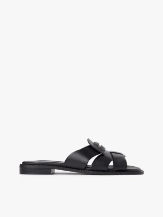 Nahkaiset penny loafer -sandaalit