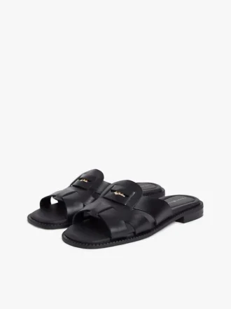 Nahkaiset penny loafer -sandaalit