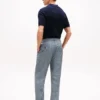New York Label Glen Plaid -pellavahousut New York Label Glen Plaid -pellavahousut