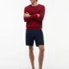 New York Label -pliseerattu villachinohousu Shortsit New York Label -pliseerattu villachinohousu Shortsit