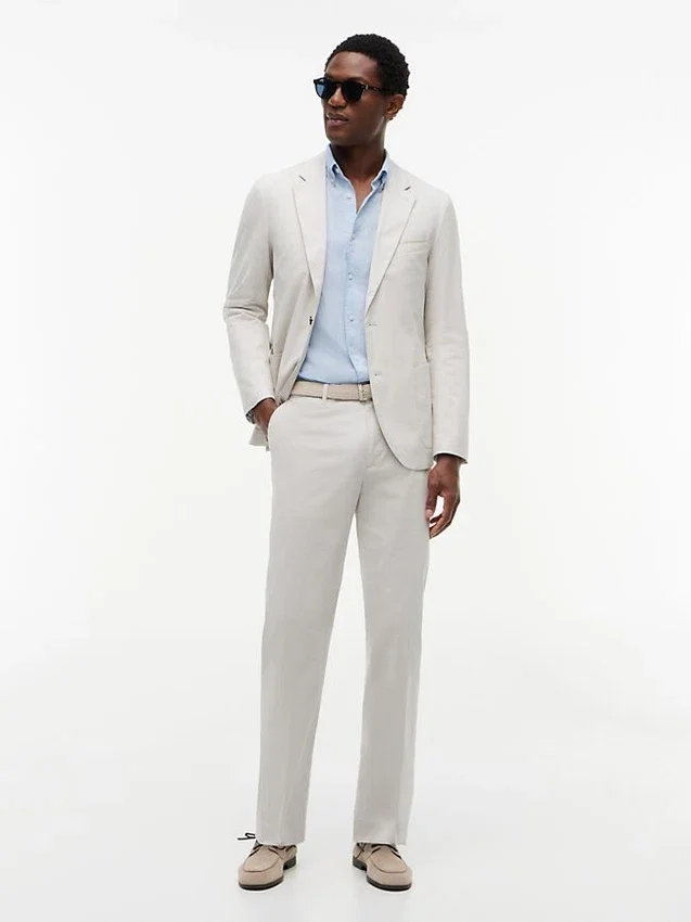 New York Label Tailored Dobby -housut New York Label Tailored Dobby -housut