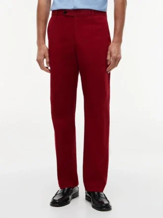 New York Label -vaatevärjätty joustava chino