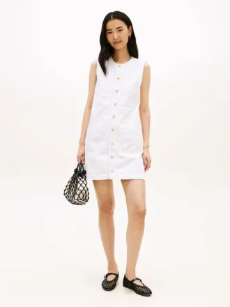 Patch Pocket Denim Shift -minimekko
