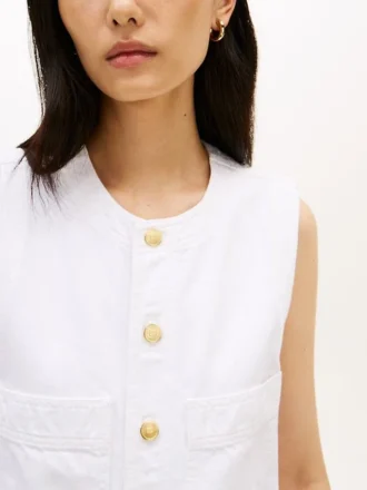 Patch Pocket Denim Shift -minimekko